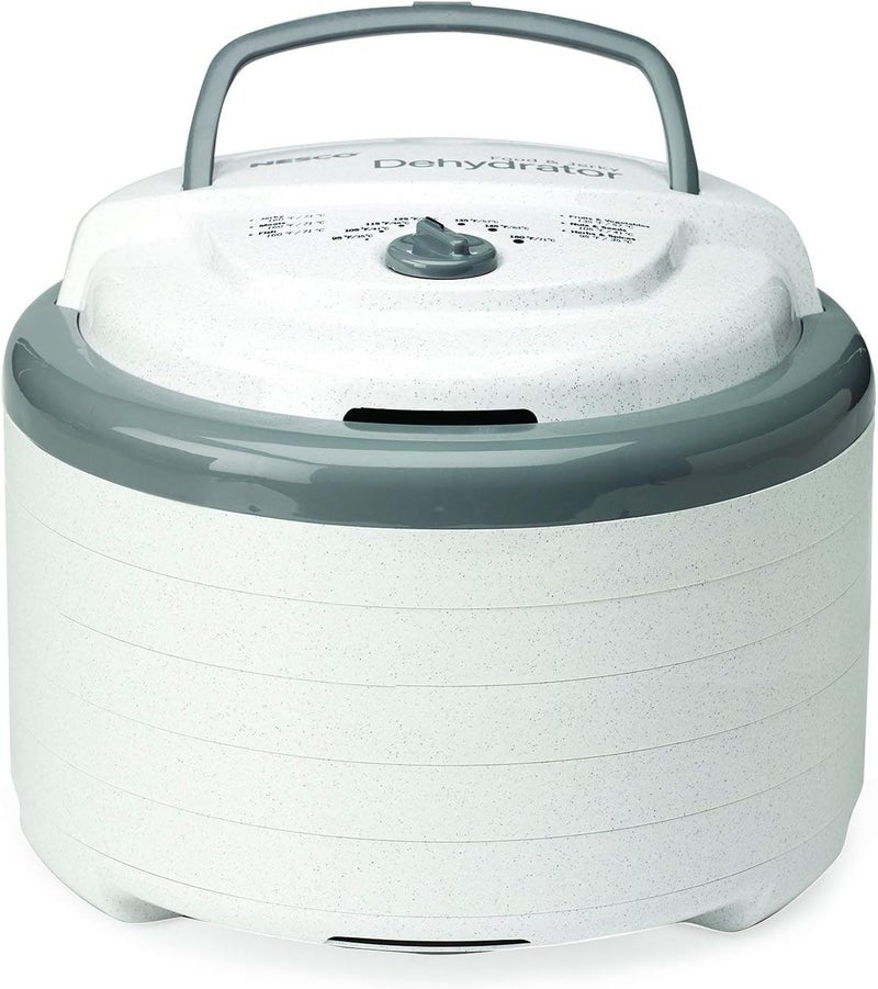 Nesco FD-75A Snackmaster Pro Food Dehydrator, For Snacks, Fruit, Beef Jerky, Gray - Image 1